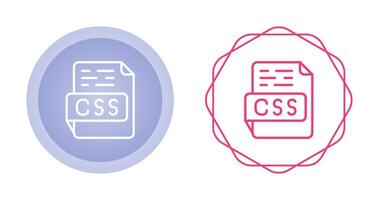 icono de vector de css