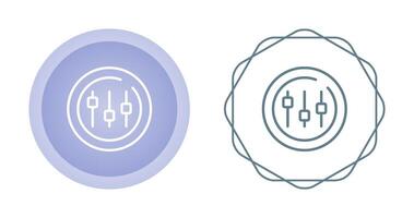 Music Equalizer Circle Vector Icon