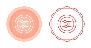 Equalizer Circle Vector Icon