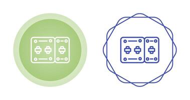 circuito interruptor automático vector icono