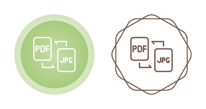 documento conversión vector icono