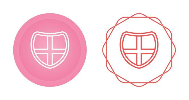 icono de vector de escudo