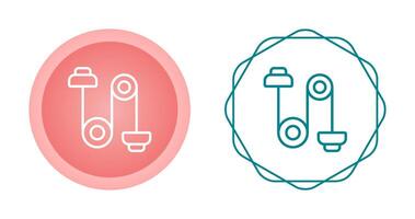 Wire Rope Pulley Vector Icon