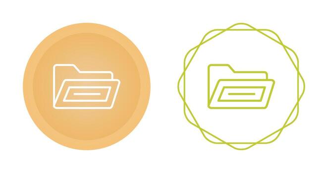 Open File Folder Vector Icon