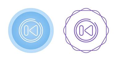 Previous Track Button Vector Icon