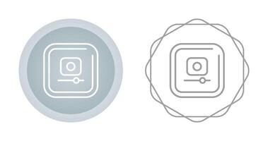 Video Record Square Vector Icon