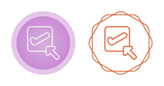 Seleccione vector icono