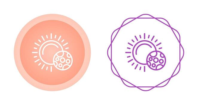 icono de vector de sol