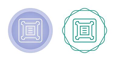 icono de vector de cpu