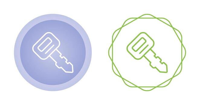 icono de vector clave