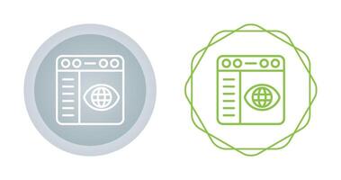 Browser Settings Vector Icon
