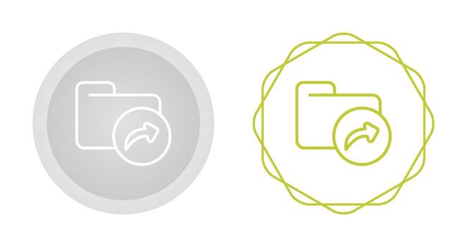 icono de vector de carpeta
