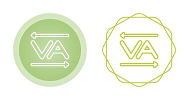 Kerning Vector Icon