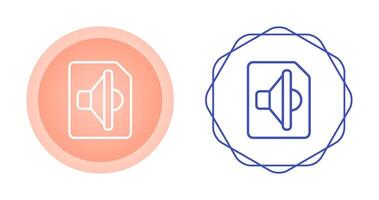 Audio File Vector Icon