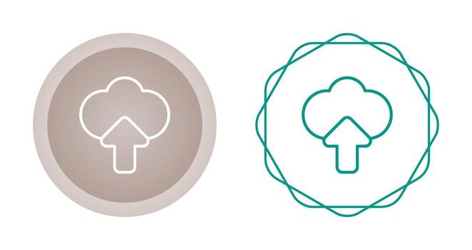 icono de vector de computación en la nube