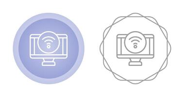 icono de vector de computadora