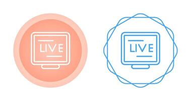 Live Stream Vector Icon