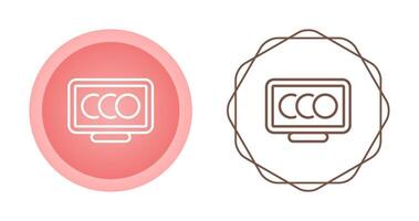 Desktop Computer Vector Icon