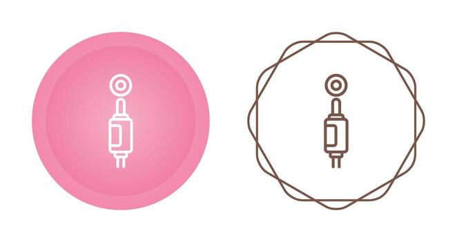 icono de vector de enchufe
