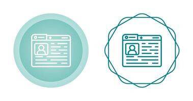 Profile Vector Icon