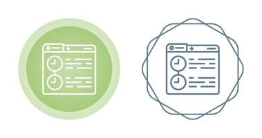 Timeline Vector Icon