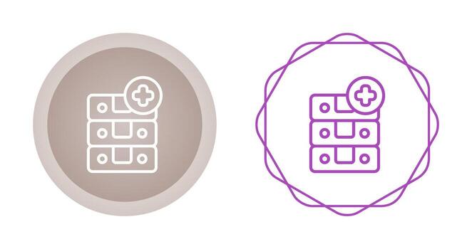 icono de vector de base de datos