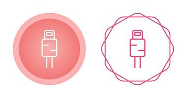 icono de vector de cable