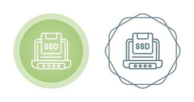 Solid State Drive Vector Icon