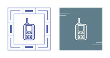 icono de vector de walkie-talkie