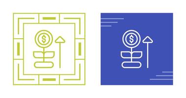 Money Growth Vector Icon