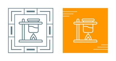Bunsen Burner Vector Icon