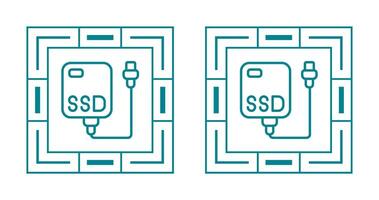 External SSD Vector Icon