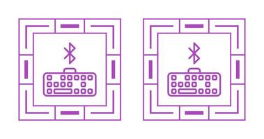 Bluetooth Keyboard Vector Icon