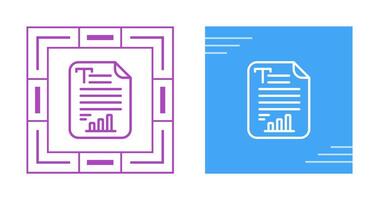 Text Analytics Vector Icon