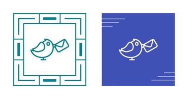 Carrier Pigeon Vector Icon