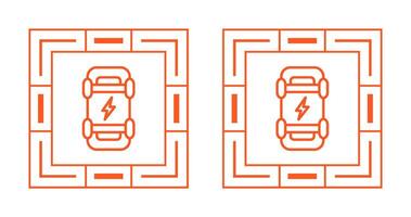 eléctrico patineta vector icono