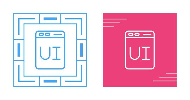 User Interface Design Vector Icon