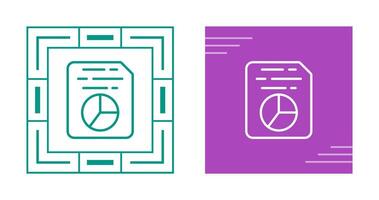 documento insertar diagrama vector icono