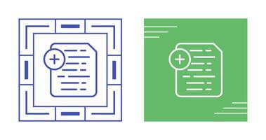 Document Insert Icon Vector Icon