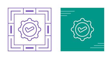Badge Check Vector Icon