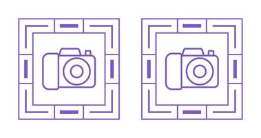 icono de vector de cámara dslr