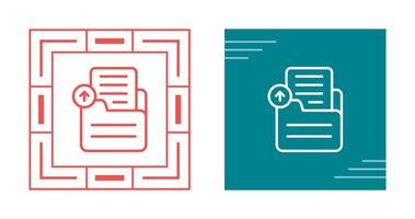 Document Upload Vector Icon