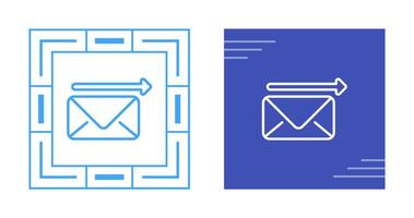 Envelope with arrow Vector Icon