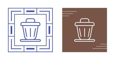 Trash bin Vector Icon