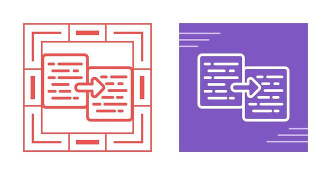 documento Copiar vector icono