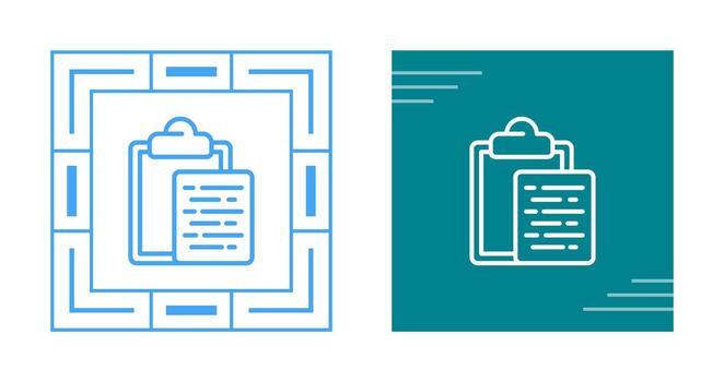 Document Paste Vector Icon