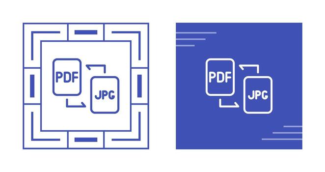 documento conversión vector icono