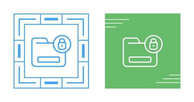documento cifrado vector icono