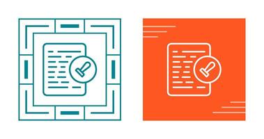 Document Permissions Vector Icon