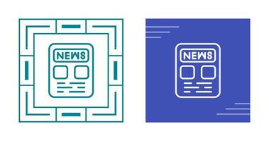 Newspaper Vector Icon